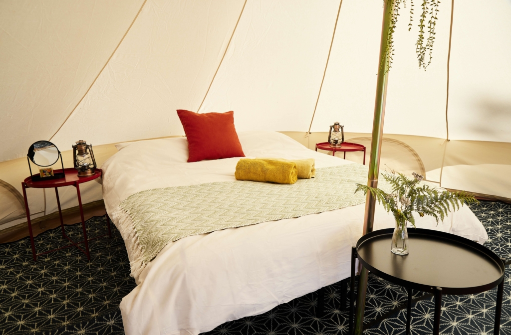 Five Star Glamping Tent at Retro Festival