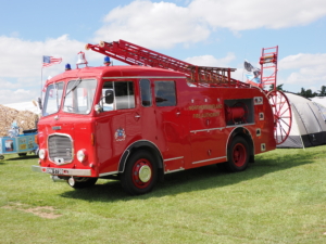 Classic Fire Engine in the classic vehicle show at Retro Festival