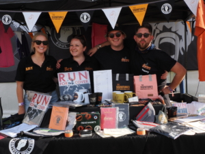 Stall inside the Spitfire Vintage Market