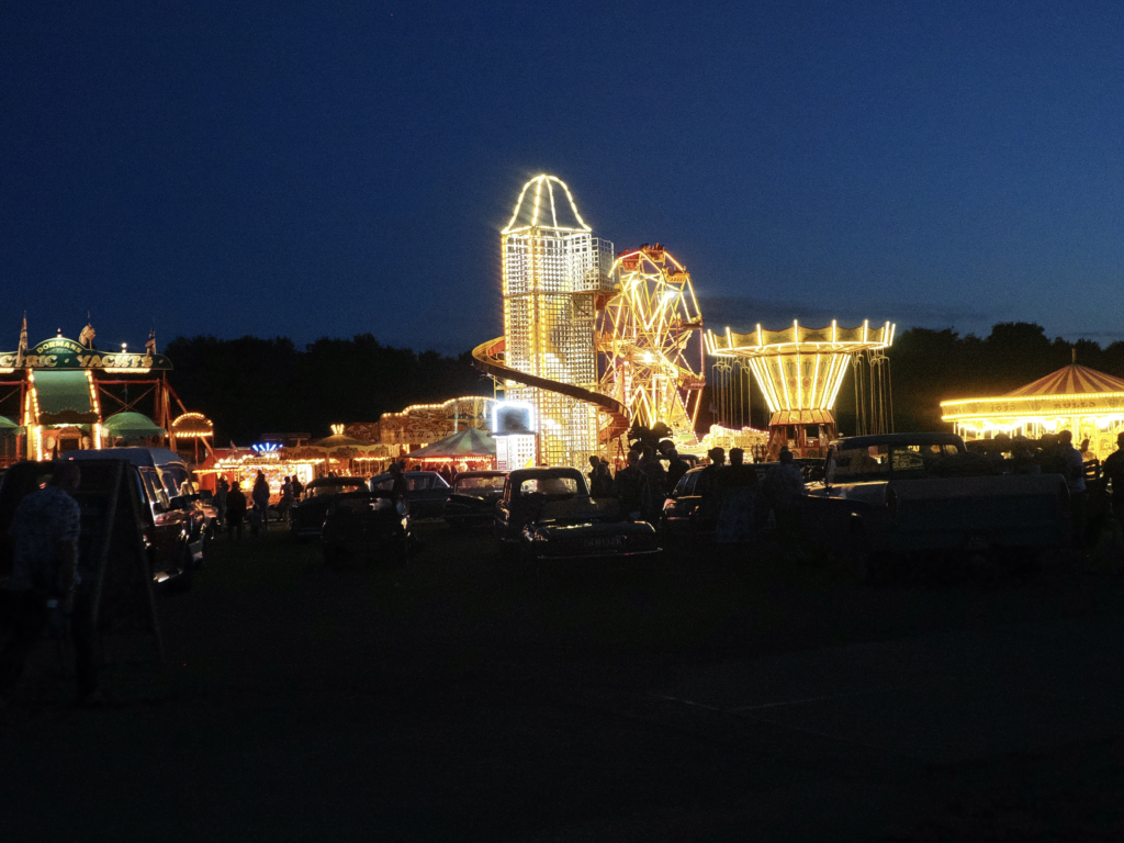 Vintage Fun Fair at night