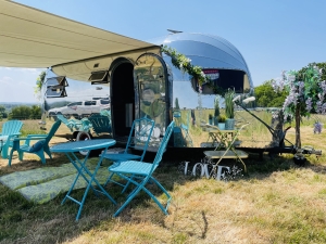 Airstream rental with a view