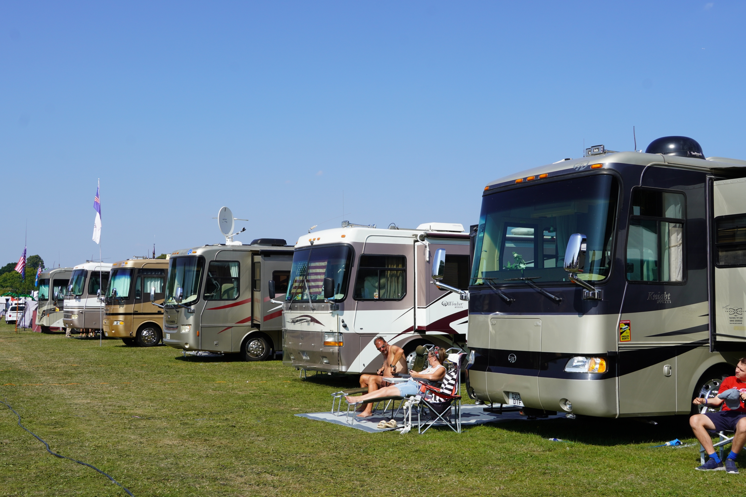 RV's at Retro Festival